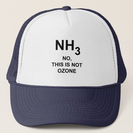 Ammonia Nh3 Formula Trucker Hat