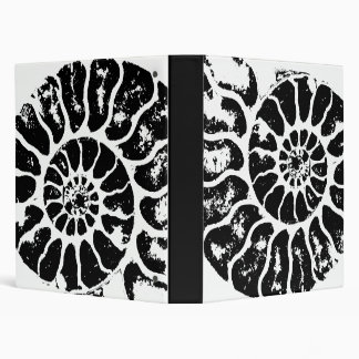 Ammonite Fossil 3 Ring Binder