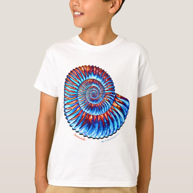 Ammonite fossil T-Shirt (Front)