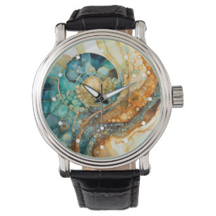 Ammonite Gem Fossil Watch