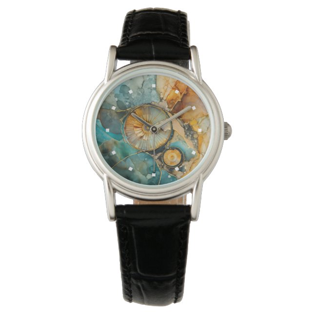 Ammonite Gem Fossil Watch (Front)