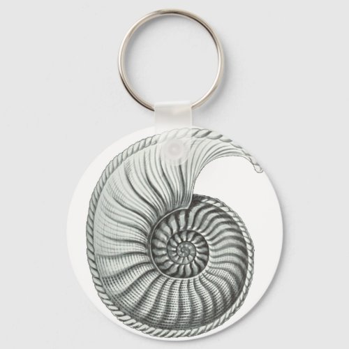 Ammonite Keychain