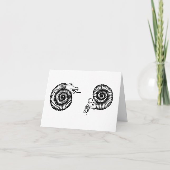 Ammonite Snakestone Card (Front)
