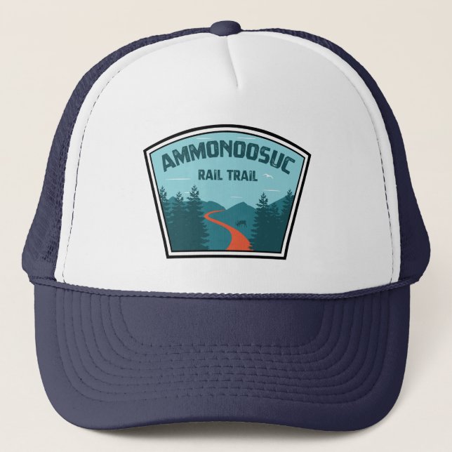 Ammonoosuc Rail Trail New Hampshire Trucker Hat (Front)