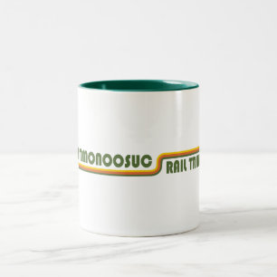 Ammonoosuc Rail Trail New Hampshire Two-Tone Coffee Mug