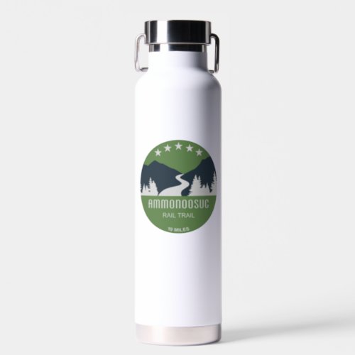 Ammonoosuc Rail Trail New Hampshire Water Bottle