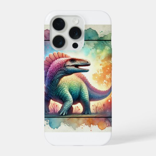 Ammosaurus in Natural Serenity 190624AREF124 _ Wat iPhone 15 Pro Case