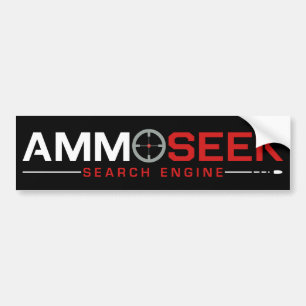 AmmoSeek Logo Bumper Sticker - Black 2019