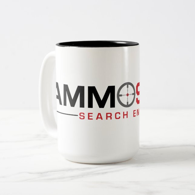 AmmoSeek Logo Coffee Mug 2019 (Front Left)