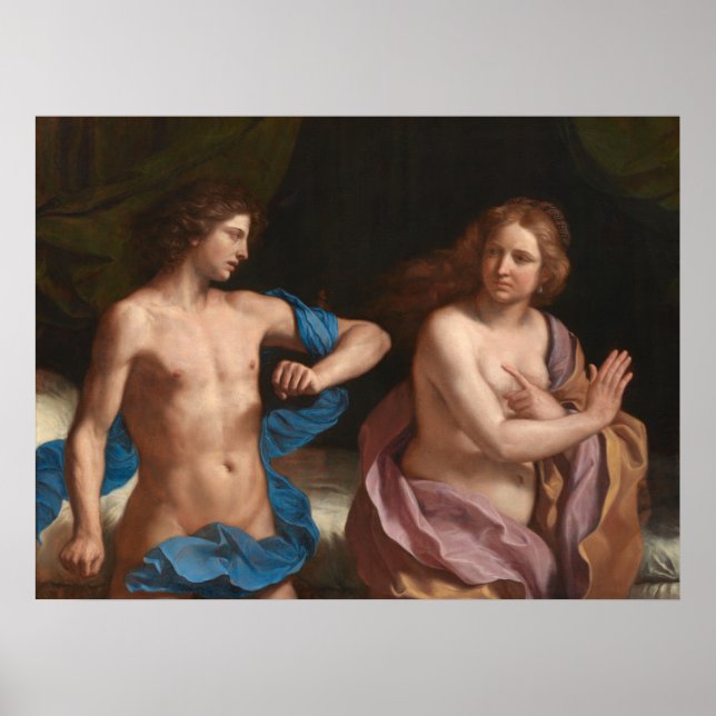Amnon and Tamar - Guercino Fine Art Poster (Front)