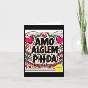 Amo AlguÉm Com Phda I Love Someone With Adhd Stick Card