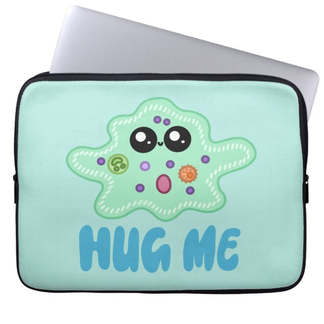 Amoeba Hug Laptop Sleeve (Front)