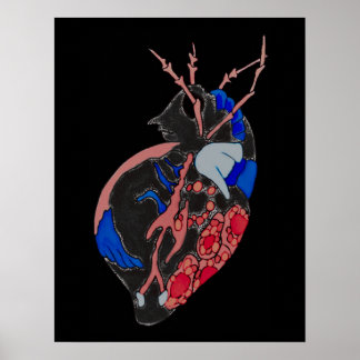 Amoeba Minx: Veins & Vessels Poster