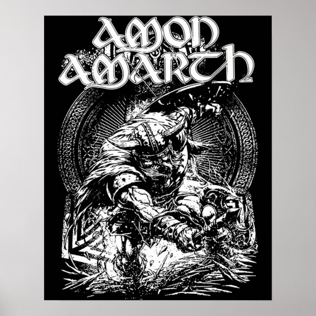 Amon Amarth Fan Art Tribute Design Poster (Front)