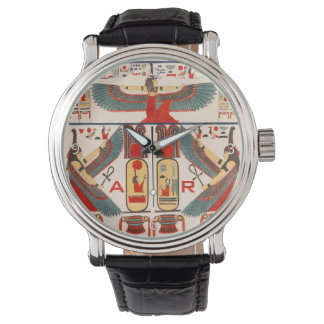 Amon Ra Blessings - Egyptian Pharaoh Hieroglyphics Watch
