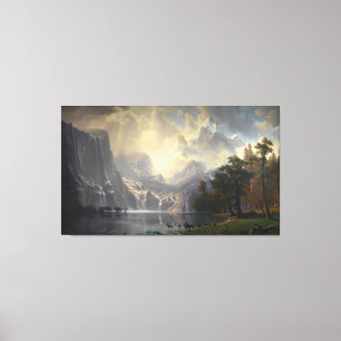 Among Sierra Nevada California mountain landscape Canvas Print