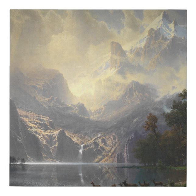 Among Sierra Nevada California mountain landscape  Faux Canvas Print (Front)