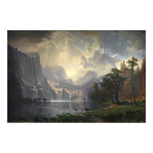Among Sierra Nevada California mountain landscape  Photo Print