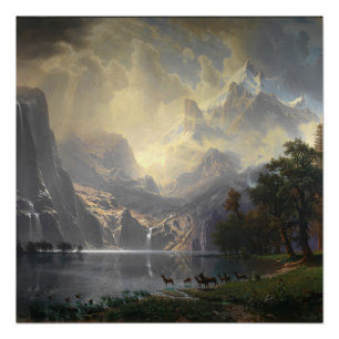 Among Sierra Nevada California mountain landscape Poster