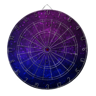 Among Stars in the Blue and Purple Galaxy Dart Board