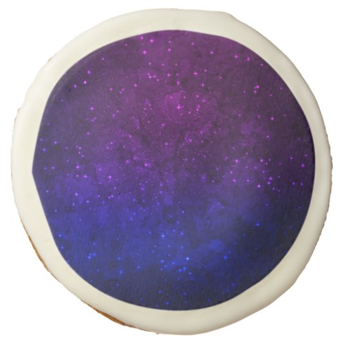 Among Stars in the Blue and Purple Galaxy Sugar Cookie