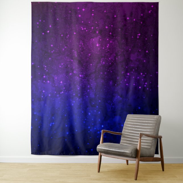Among Stars in the Blue and Purple Galaxy Tapestry (In Situ)