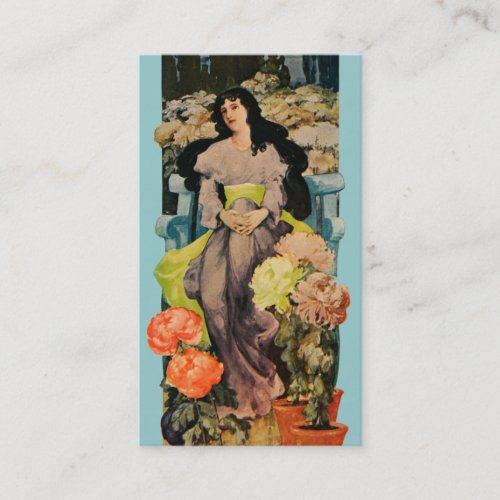 Among the Chrysanthemums Business Card
