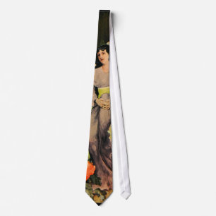 Among the Chrysanthemums Tie