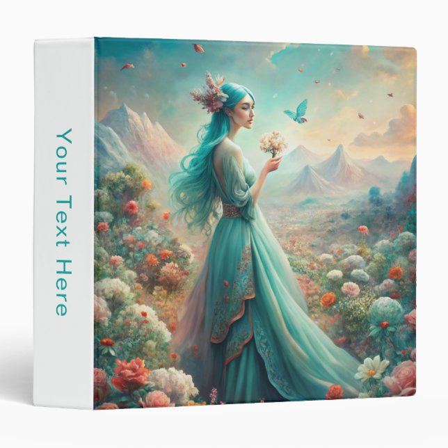 Among the Flowers 3 Ring Binder (Front/Spine)