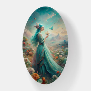 Among the Flowers Paperweight