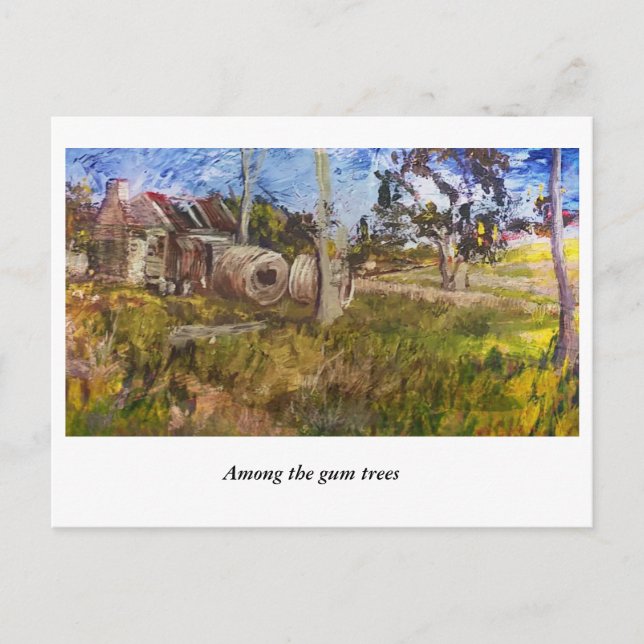 Among the Gum Trees, Old Homestead, NSW Postcard (Front)