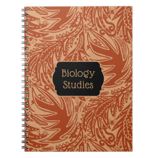 Among the Leaves Biology Studies School Notebook