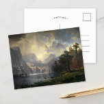 Among the Sierra Nevada, CA | Albert Bierstadt Postcard