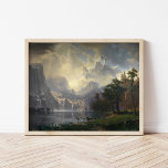 Among the Sierra Nevada, CA | Albert Bierstadt Poster