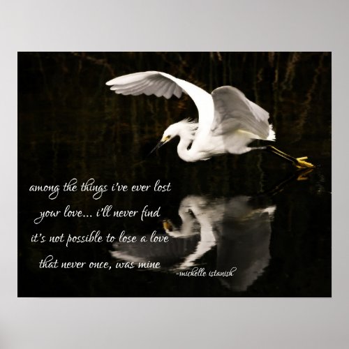 among the things ive lost  Inspirational Love Poster
