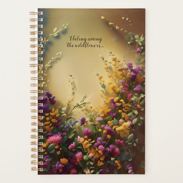 Among the Wildflowers Colorful Planner (Front)