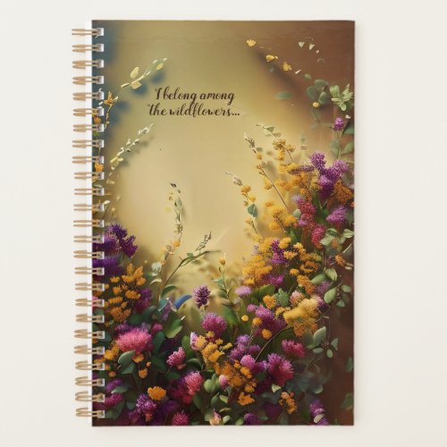 Among the Wildflowers Colorful Planner