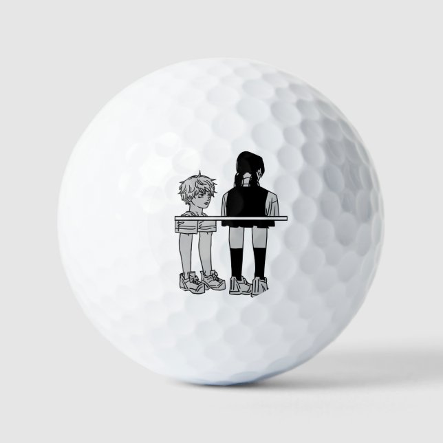 Among Us Denji & Asa  Golf Balls (Front)