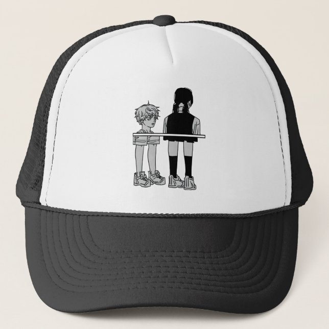 Among Us Denji & Asa  Trucker Hat (Front)
