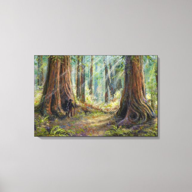 “Amongst the Redwoods” Canvas Print (Front)