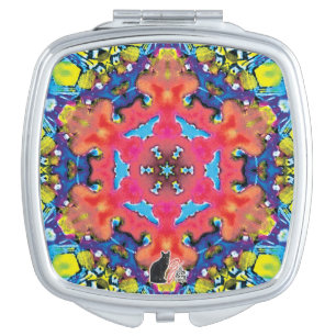 Amonium Kaleidoscope Compact Mirror
