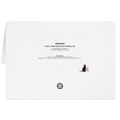 Amonium Kaleidoscope Greeting Card (Back Horizontal)