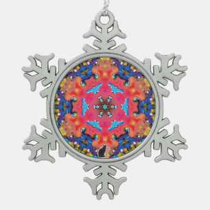 Amonium Kaleidoscope Snowflake Ornament