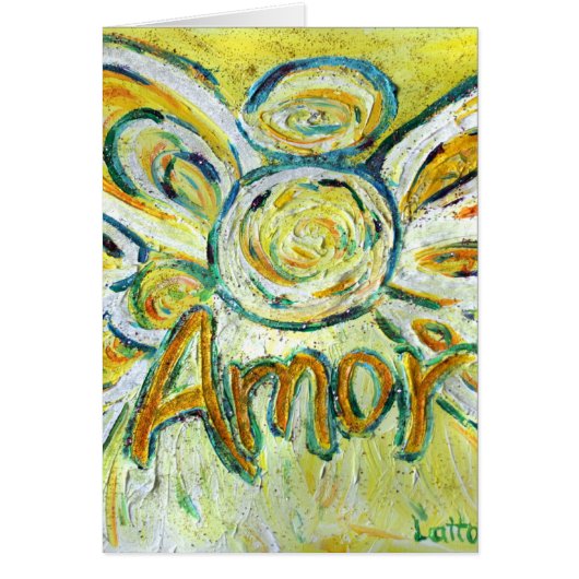 Amor Angel Greeting Card (Front)