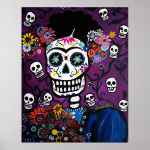 AMOR dia de los muertos Poster