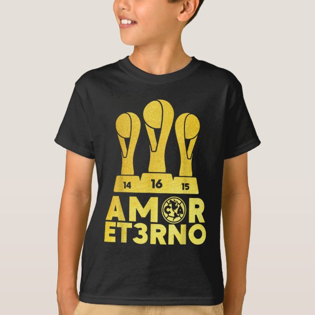 Amor Et3rno America Tricampeon  T-Shirt (Front)