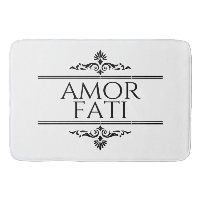 Amor Fati Bath Mat (Front)