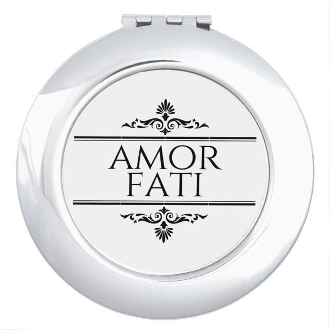 Amor Fati Compact Mirror (Front)