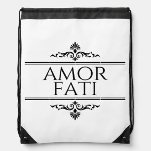 Amor Fati Drawstring Bag