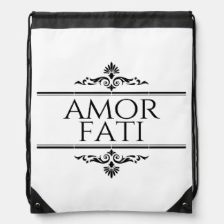 Amor Fati Drawstring Bag